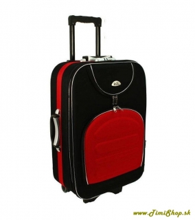 Cestovný kufor Large XXL - Čierna-červena