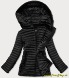 Prechodná bunda s odopínateľnou kapucňou - Čierna